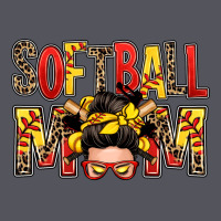 Softball Mom Messy Bun Vintage Hoodie | Teevron