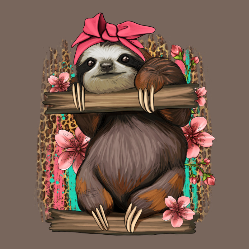 Cute Floral Baby Sloth Premium Hoodie by Jasminsmagicworld | Teevron