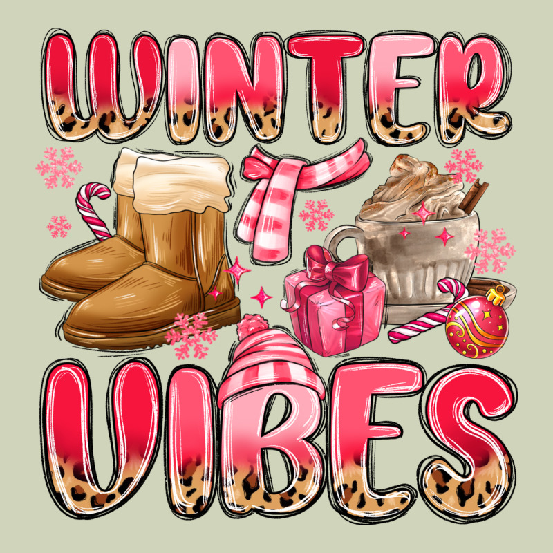 Pink Winter Vibes Heavyweight Hoodie by MaliasSmallBusiness | Teevron