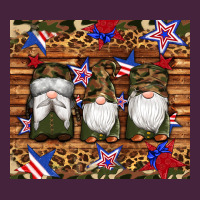 Camouflage Gnomes American Flag Star Leopard Long Sleeve Tee | Teevron