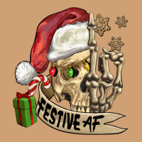 Festive Af Christmas Skull Vintage Tee | Teevron