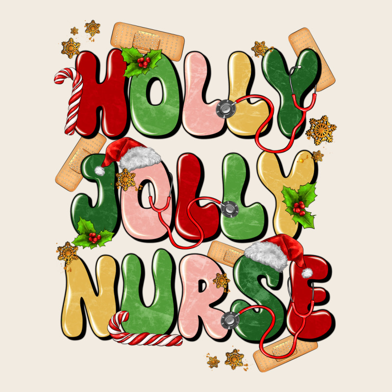 Holly Jolly Nurse Premium Sweatshirt by MaliasSmallBusiness | Teevron