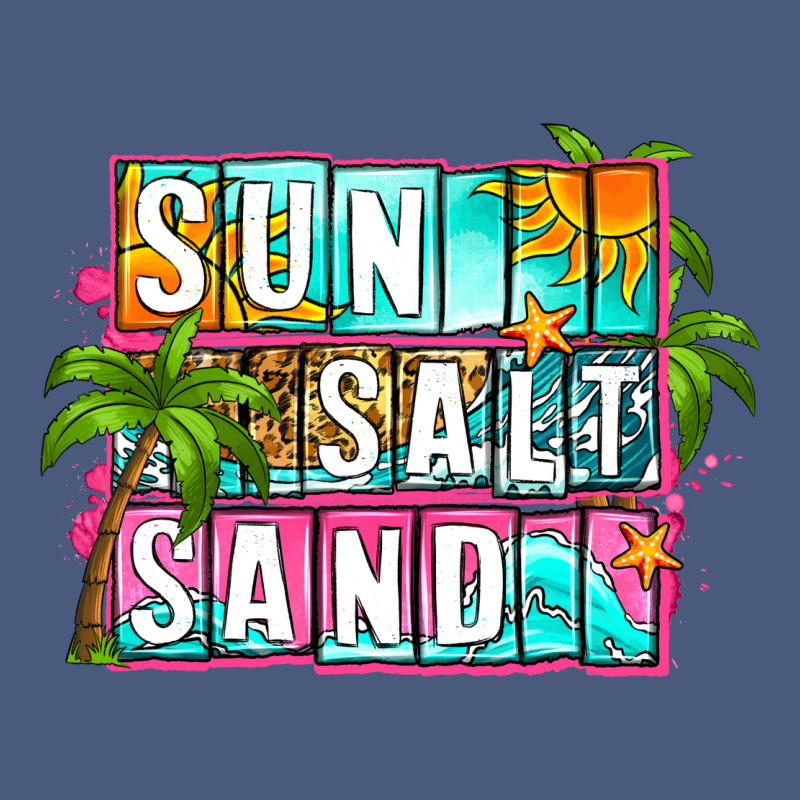 Sun Salt Sand Summer Vintage Hoodie by Zillion Design Studio | Teevron