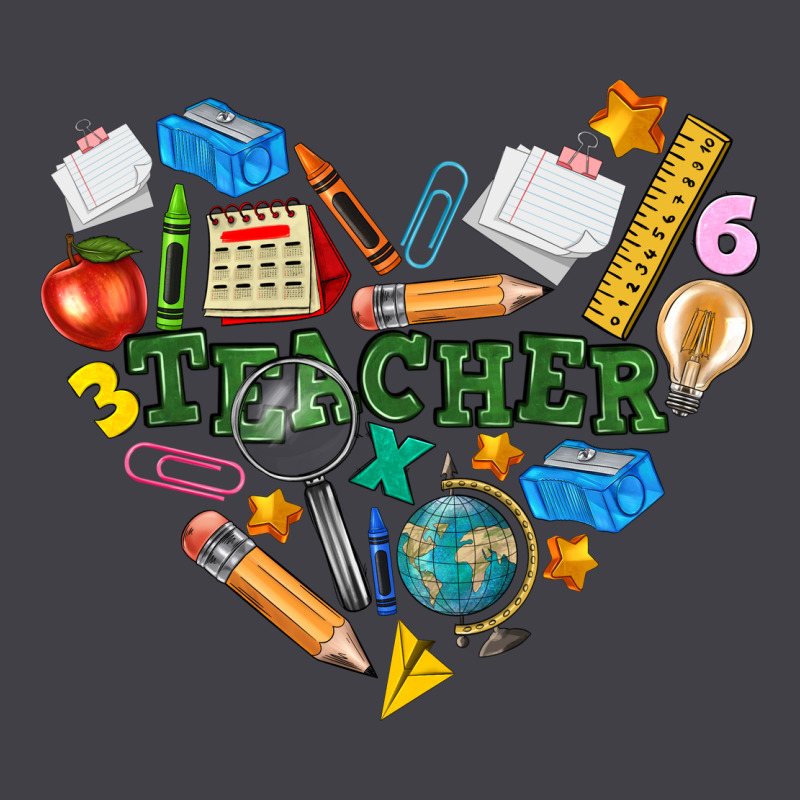 Teacher Heart Heavyweight Hoodie by NancyCooperArtShop | Teevron