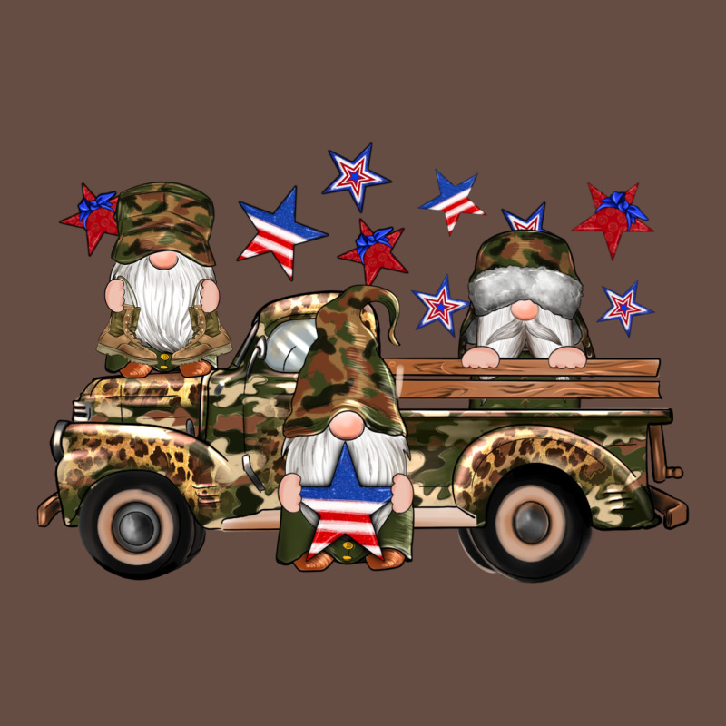 Camouflage Gnomes American Flag Star Truck Long Sleeve Tee by Artiststas | Teevron