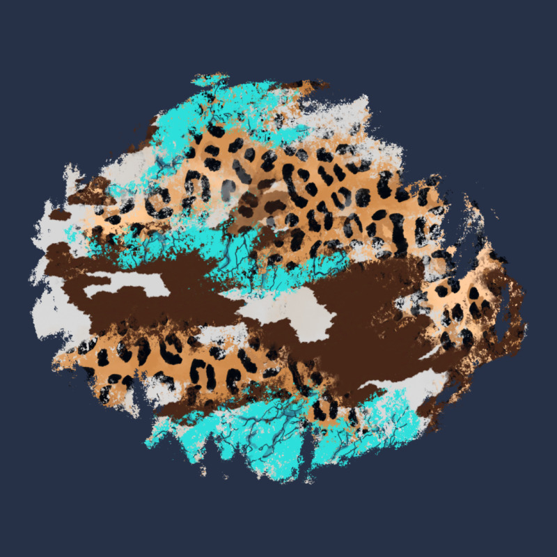 Cowhide Leopard Turquoise Patch Premium Hoodie by AdoDesignShop | Teevron