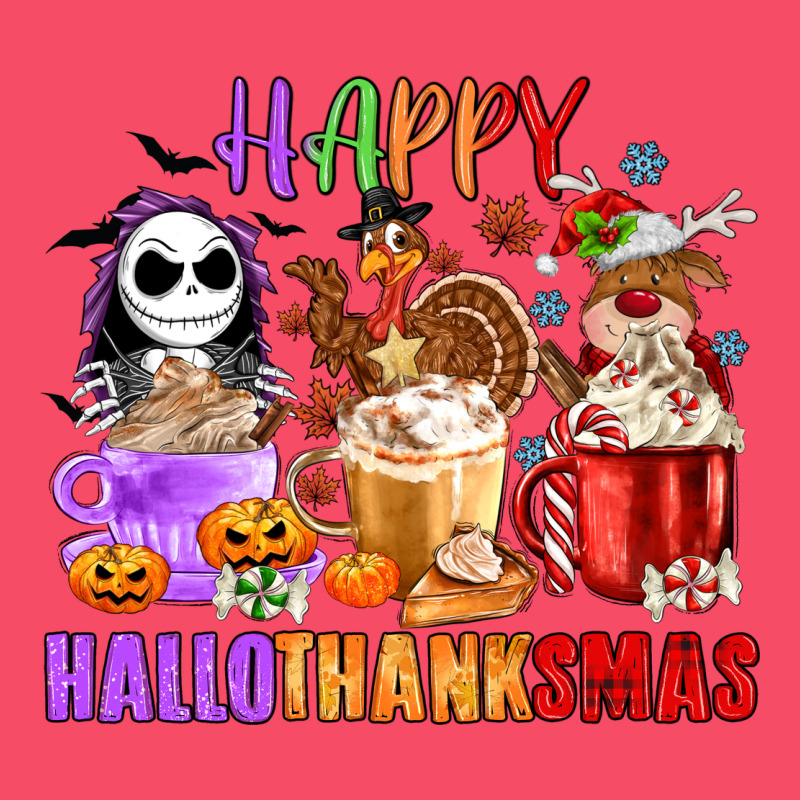 Happy Hallothanksmas Premium Sweatshirt by MaliasSmallBusiness | Teevron
