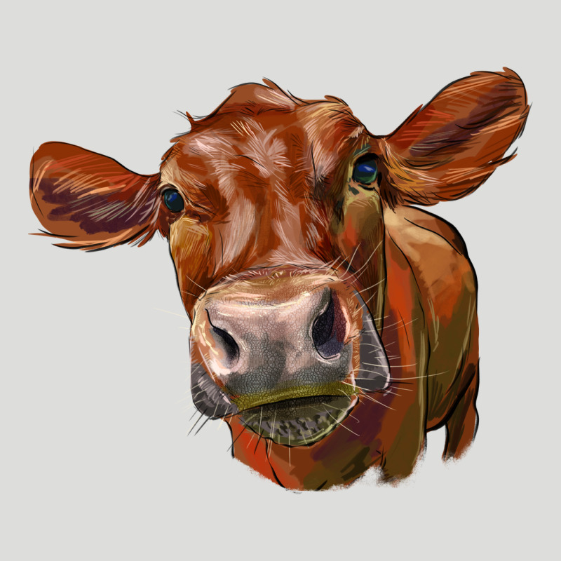 Red Angus Face Zipper Hoodie by LillyAllenDesigns | Teevron