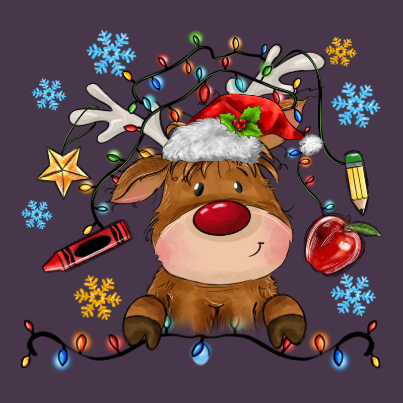 Christmas Deer School Heavyweight Hoodie by MaliasSmallBusiness | Teevron