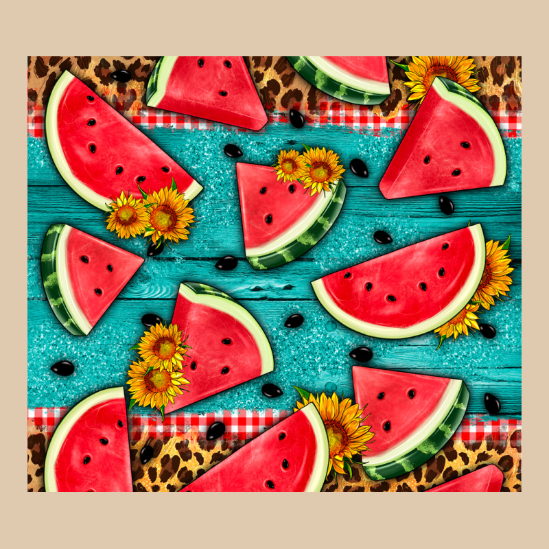 Watermelon And Sunflowers Heavyweight Sweatshirt by HRA Design Shop | Teevron