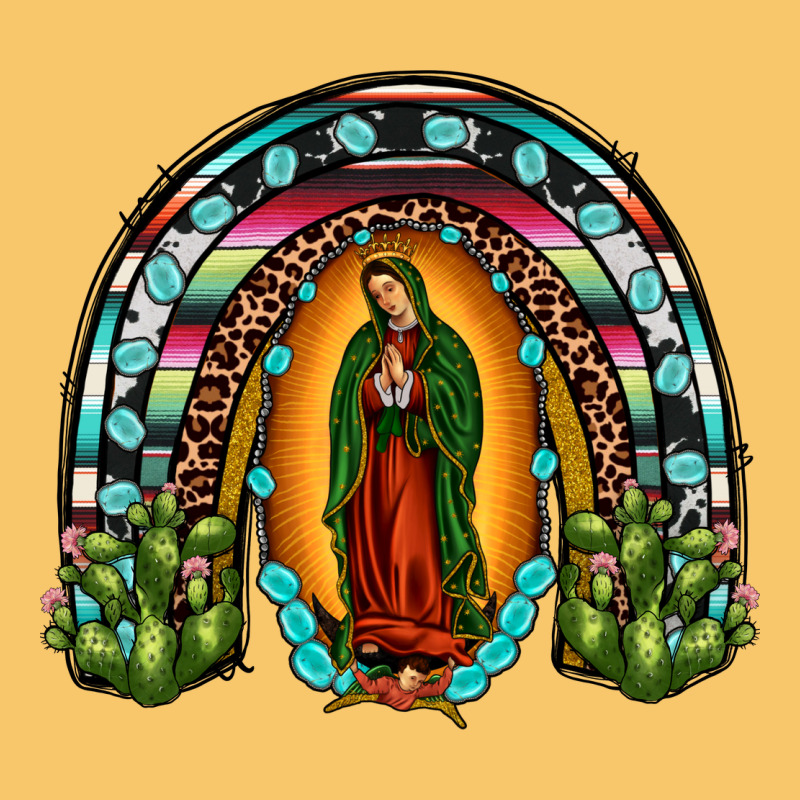 Our Lady Of Guadalupe Rainbow Vintage Hoodie by JahusDesignShop | Teevron
