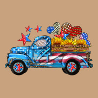 American Truck And Flag With Stars Vintage Tee | Teevron