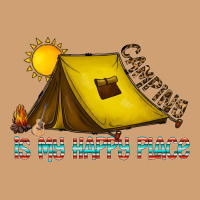 Camping Is My Happy Place Vintage Tee | Teevron