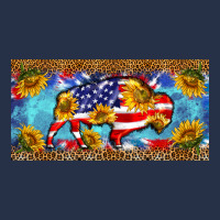 Bison Amerıcan Flag  License Plate Template Premium Hoodie | Teevron