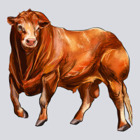 Red Angus Bull Zipper Hoodie | Teevron