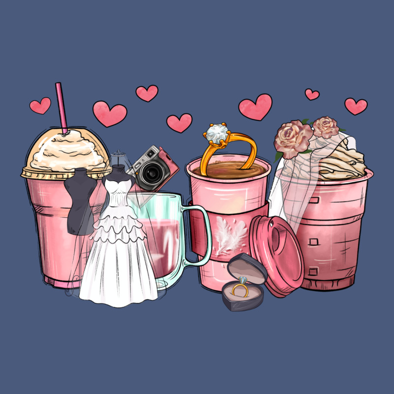 Wedding Bride Coffee Cups Vintage Hoodie by Zillion Design Studio | Teevron