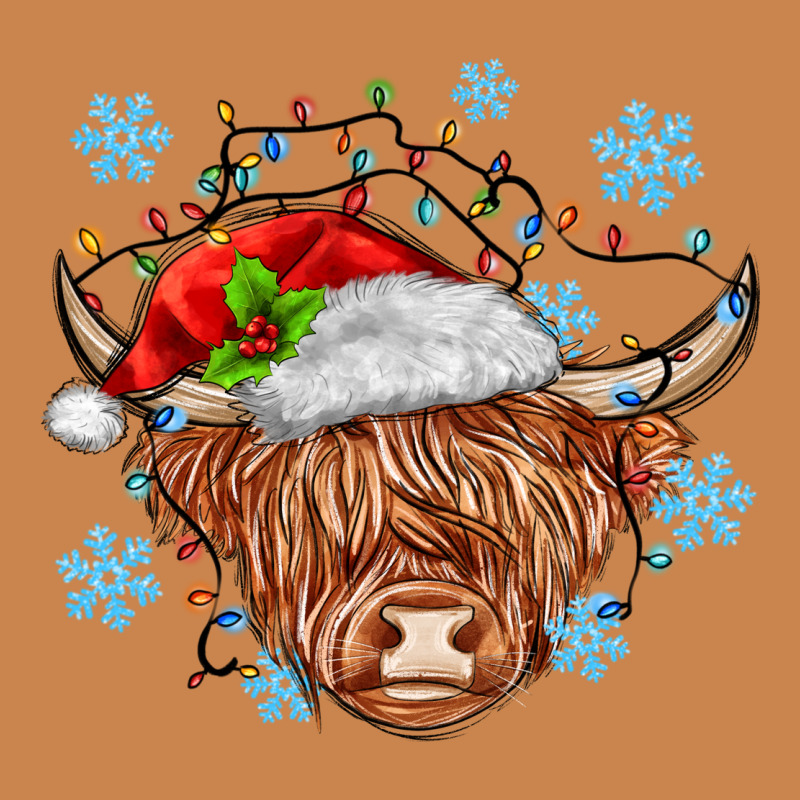 Christmas Cow Heavyweight Hoodie by MaliasSmallBusiness | Teevron