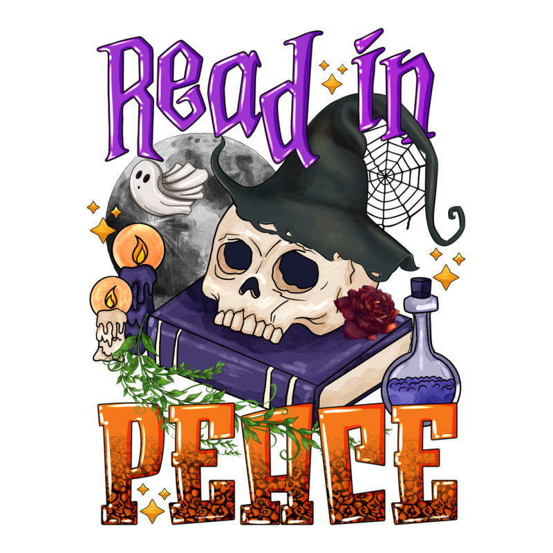 Read In Peace Halloween Zipper Hoodie by NancyCooperArtShop | Teevron