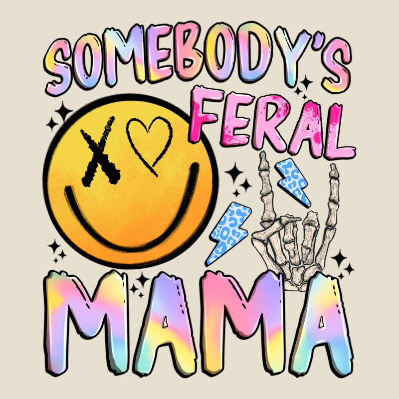 Somebody's Feral Mama Urban Heavy Tee by JahusDesignShop | Teevron