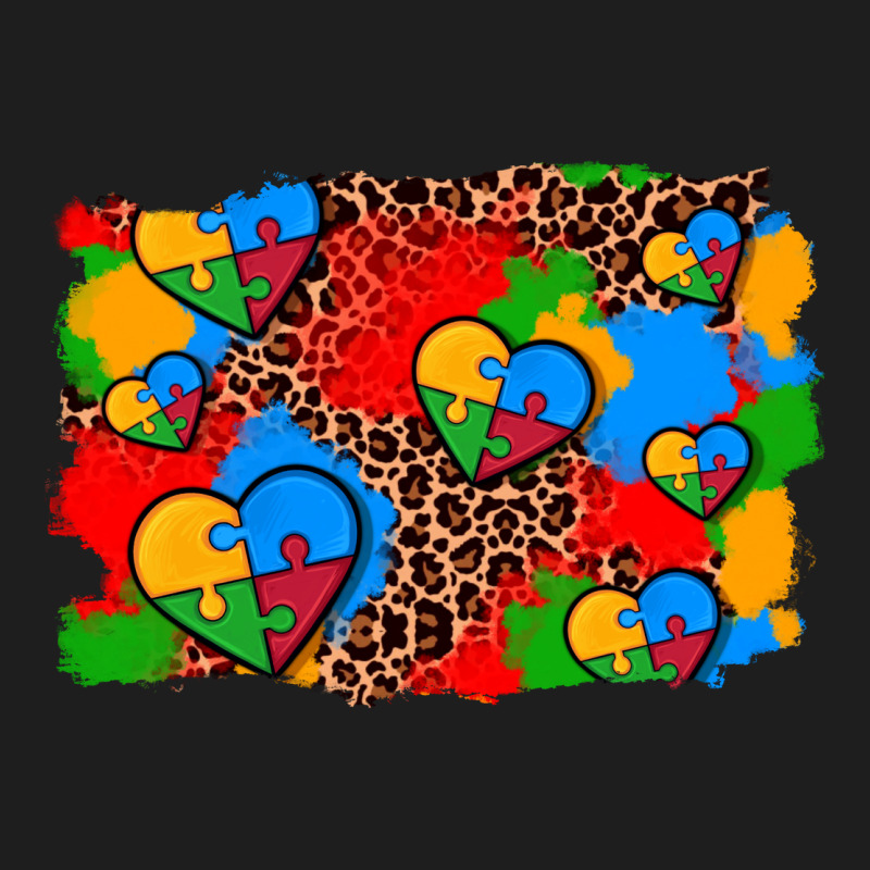 Autism Heart Background Classic Tee by AdoDesignShop | Teevron