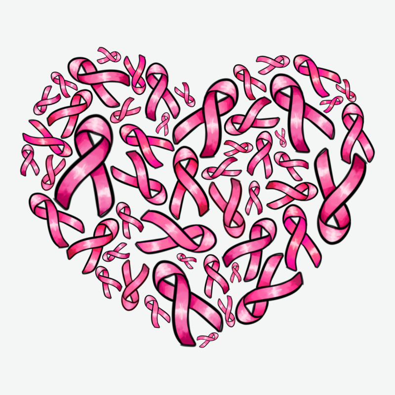 Breast Cancer Ribbon Heart Urban Heavy Tee by AdoDesignShop | Teevron