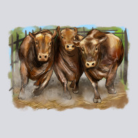 3 Red Angus Bulls Zipper Hoodie | Teevron