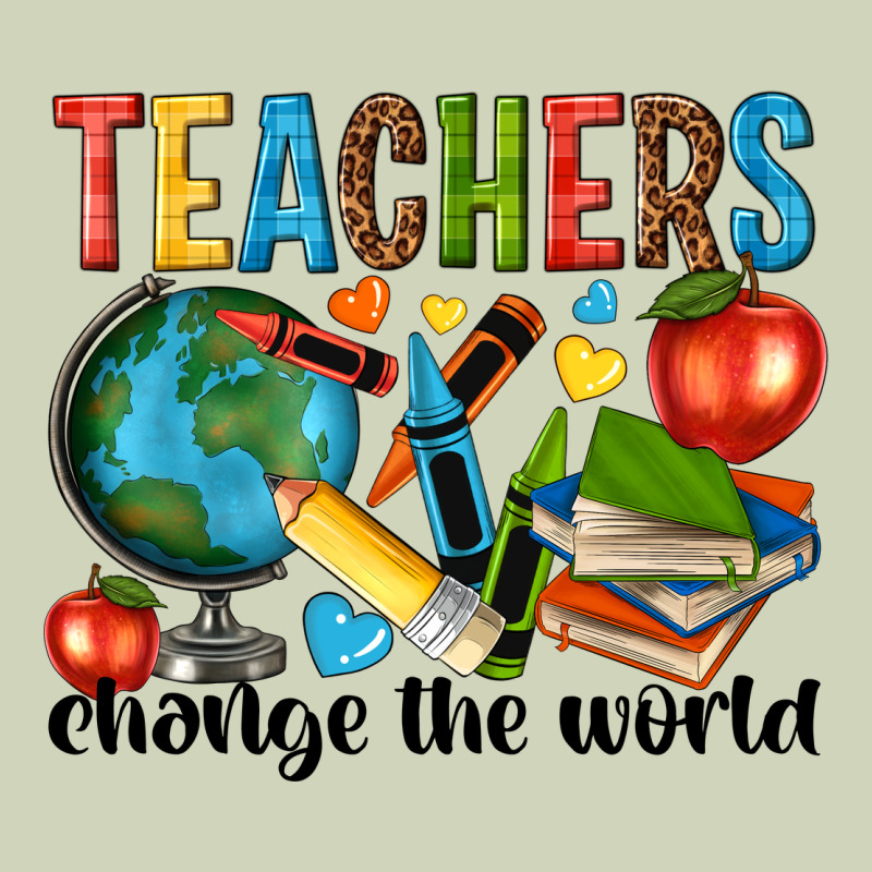 Teachers Change The World Heavyweight Hoodie by NancyCooperArtShop | Teevron