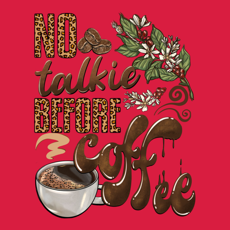 No Talkie Before Coffee Premium Hoodie by BarkalooDesign | Teevron