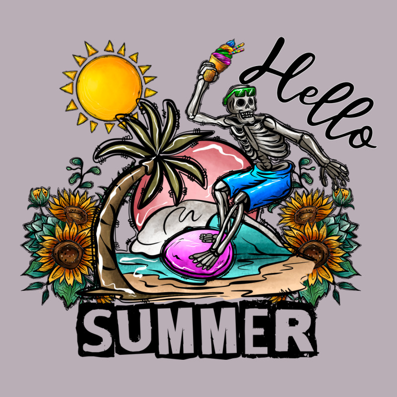 Hello Summer Vintage Tee by CowhideDigitalArt | Teevron