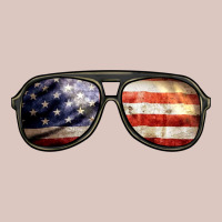 Amerıcan Flag Glasses Premium Hoodie | Teevron