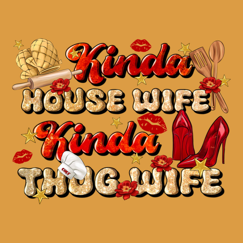 Kinda House Wife Kinda Thug Wife Urban Heavy Tee by JahusDesignShop | Teevron