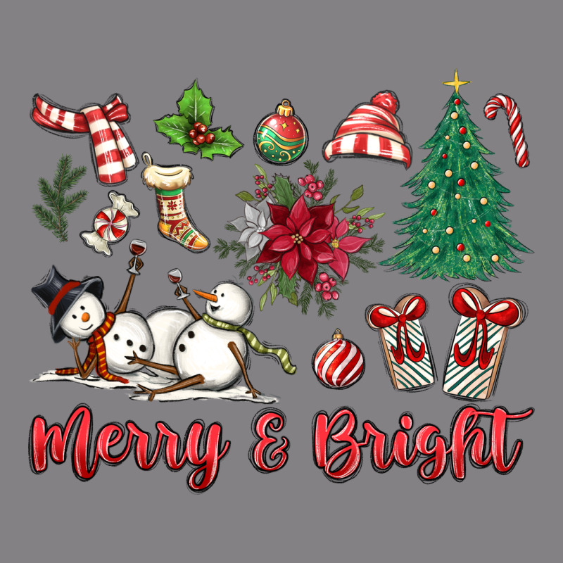 Merry Bright Heavyweight Hoodie by MaliasSmallBusiness | Teevron