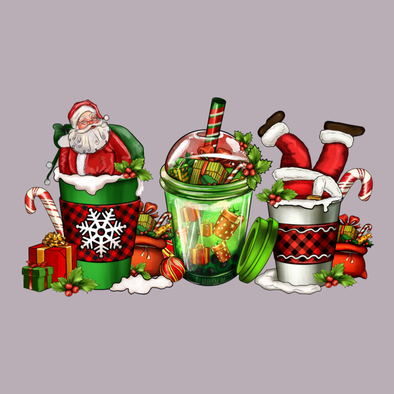 Coffee Cups With Santa Claus Vintage Tee by FaDigitalArtStudio | Teevron