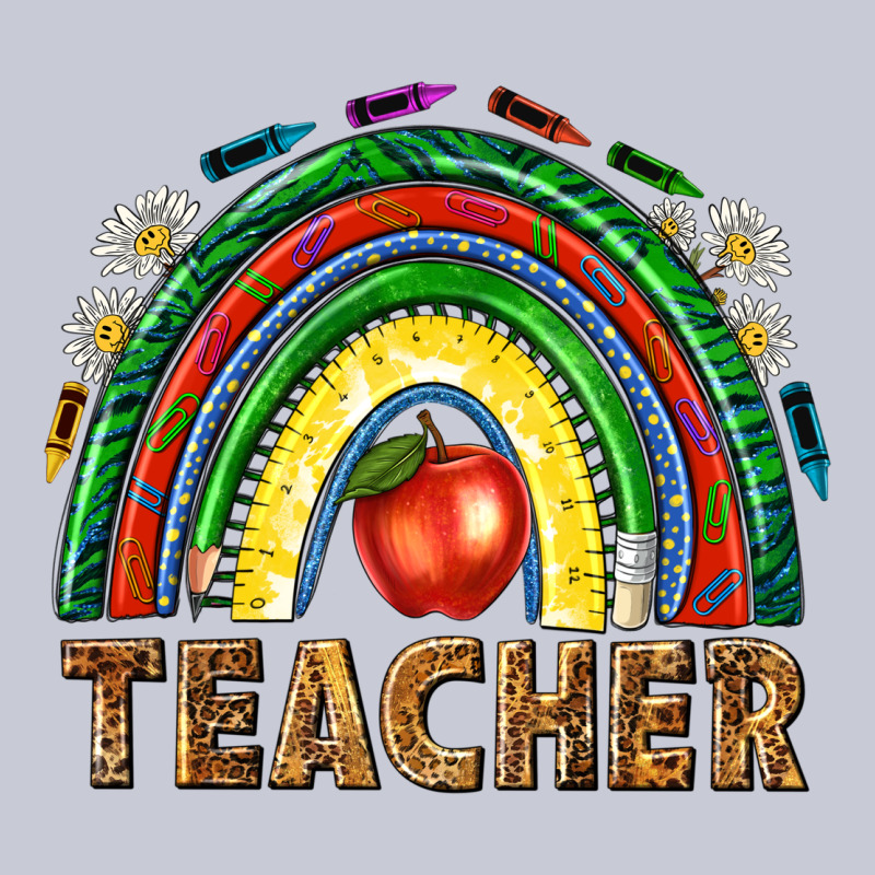 Rainbow Teacher Heavyweight Hoodie by NancyCooperArtShop | Teevron