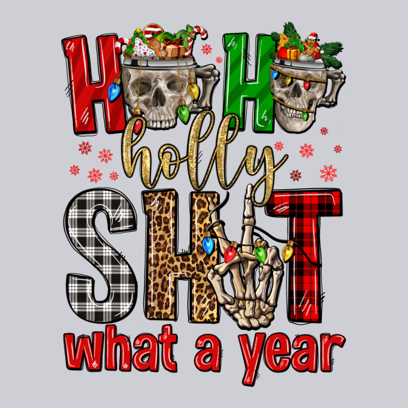 Ho Ho Holly Shit What A Year Heavyweight Sweatshirt by FaDigitalArtStudio | Teevron