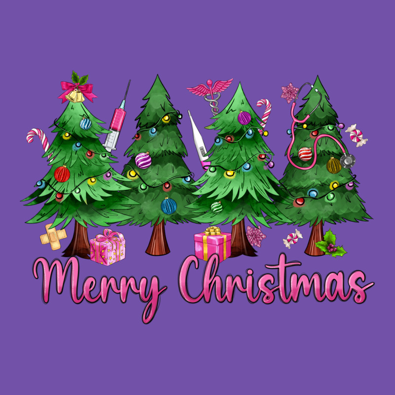 Merry Christmas Nurse Trees Premium Sweatshirt by MaliasSmallBusiness | Teevron
