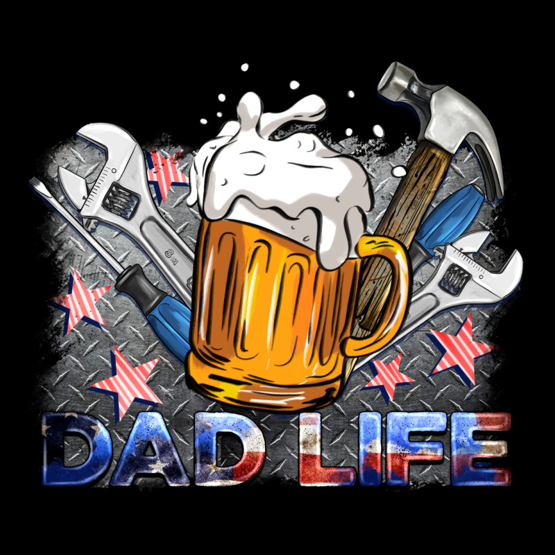 Dad Life Beer And Tools Premium Tee by BarkalooDesign | Teevron