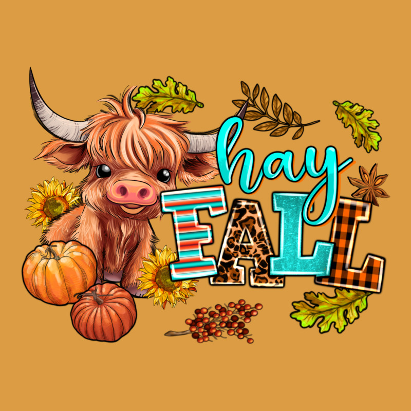 Hay Fall Heifer Urban Heavy Tee by AdoDesignShop | Teevron