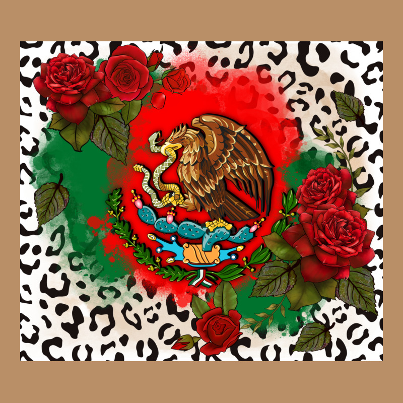 Mexican Flag And Roses Vintage Hoodie by CTS Tumbler Store | Teevron