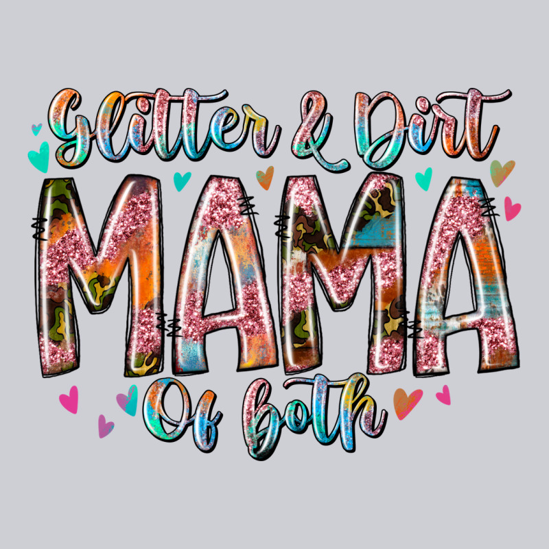 Glitter And Dirt Mama Of Both Heavyweight Sweatshirt by RacoonDesign | Teevron