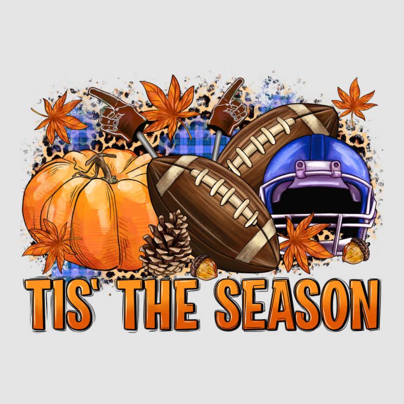 Tis The Season Football Premium Sweatshirt by NancyCooperArtShop | Teevron
