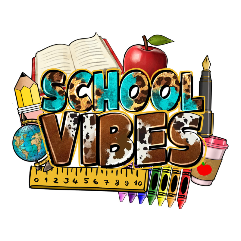 School Vibes Heavyweight Hoodie by NancyCooperArtShop | Teevron
