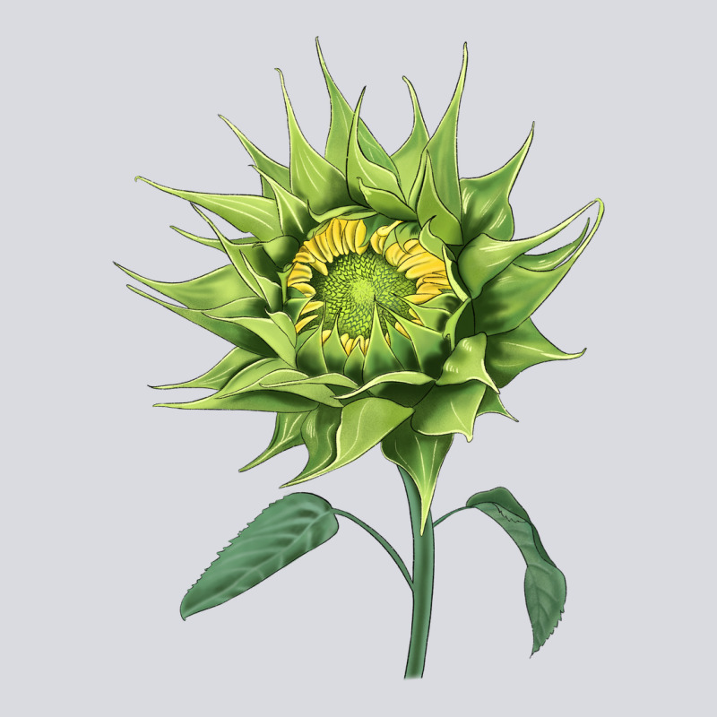 Sun Fill Green Green Sunflower Zipper Hoodie by LillyAllenDesigns | Teevron