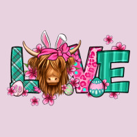 Love Easter Floral Longhaired Cow Classic Tee | Teevron