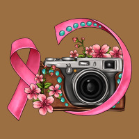 Floral Cancer Ribbon Vintage Camera Vintage Tee | Teevron