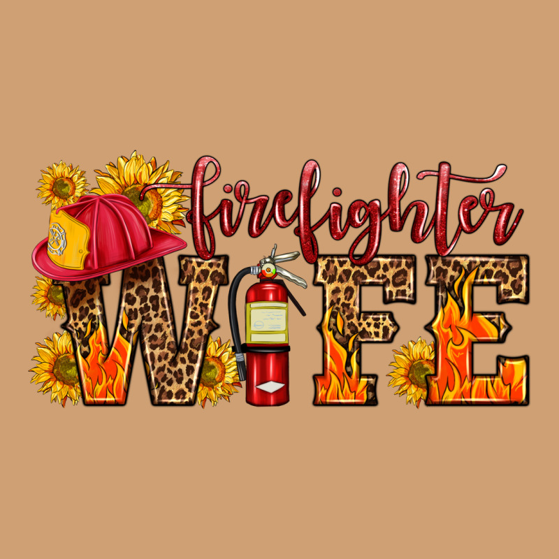 Firefighter Wife With Hat Sunflowers Vintage Tee by HRA Design Shop | Teevron