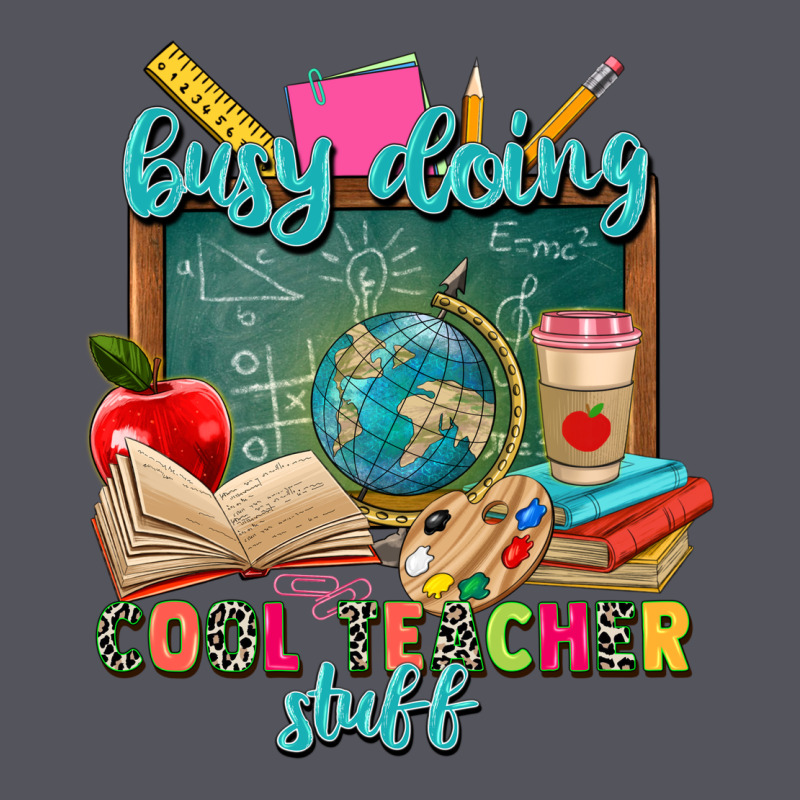 Busy Doing Cool Teacher Stuff Vintage Hoodie by Zillion Design Studio | Teevron