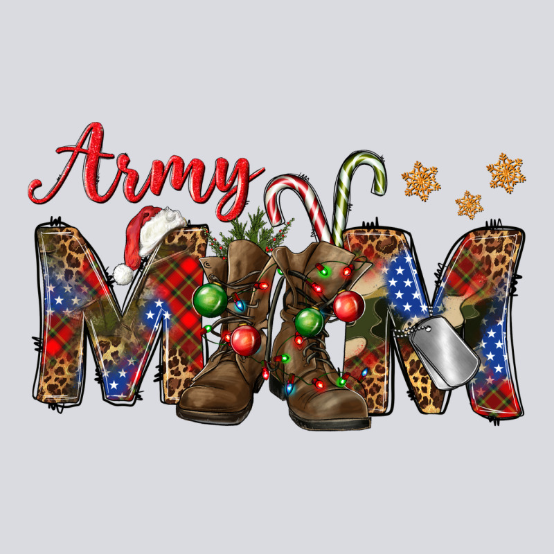 Christmas Army Mom Zipper Hoodie by NancyCooperArtShop | Teevron