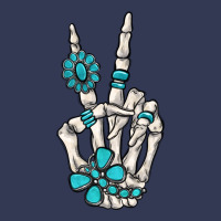 Turquoise Gemstone Skeleton Hand Heavyweight Hoodie | Teevron