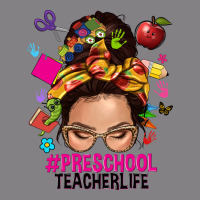 Preschool Teacher Life  Messy Bun Heavyweight Hoodie | Teevron